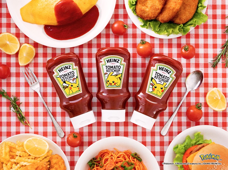 「ピカチュウ逆さボトルケチャップ」ハインツから登場！オリジナルプレートが当たるキャンペーンも
