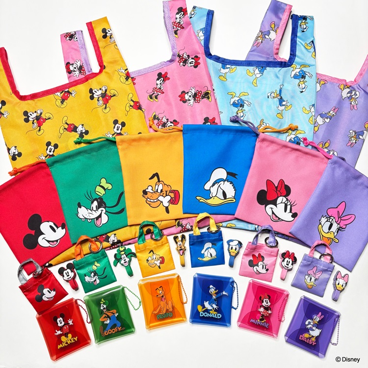 「ミッキー＆フレンズ」ビビッドカラーのアイテム全35種が「キャンドゥ」に登場！