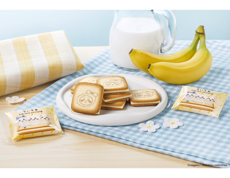 「ちいかわ」×「東京ばな奈」“むちゃうま”クッキーサンド誕生！コラボ初のトートバッグセットも新登場