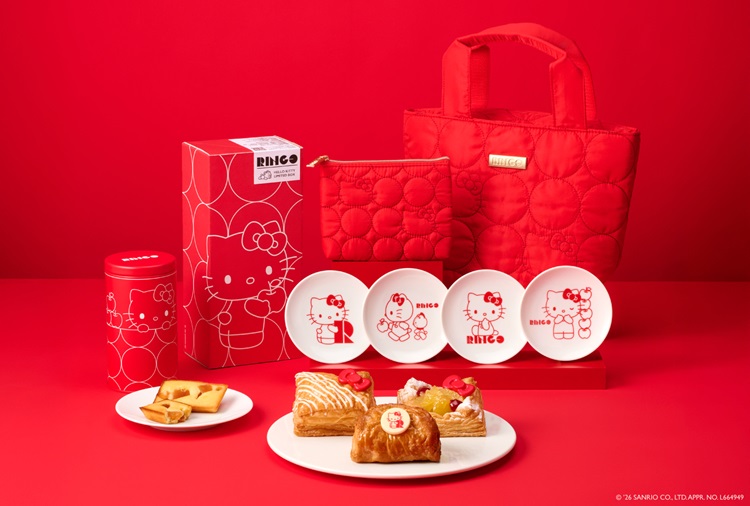 「ハローキティ」×「RINGO」バッグやポーチとパイのセットが新発売！